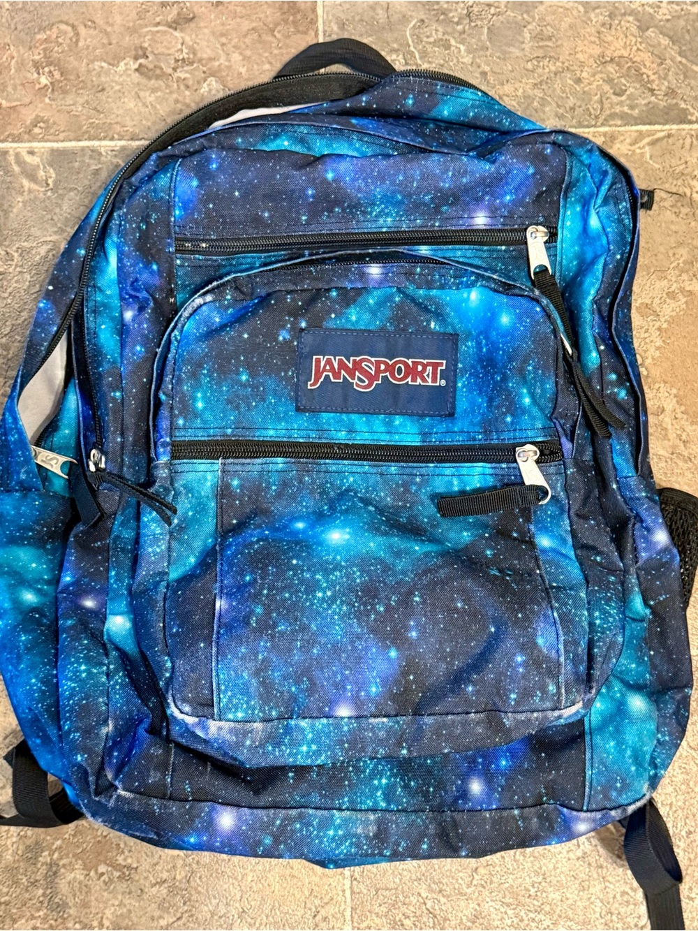 Jansport Blue Galaxy Print Backpack